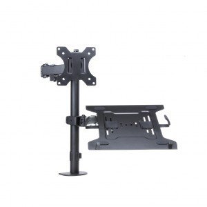 ART Uchwyt biurkowy do monitora LED/LCD 13-32&quot; + notebooka L-24