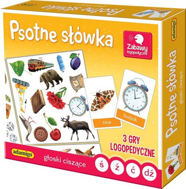 Adamigo Gra Psotne słówka - Głoski ciszące