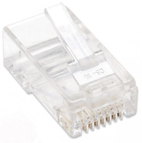 Intellinet Wtyk RJ45 UTP na drut 8p8c kat.5e słoik 100szt.