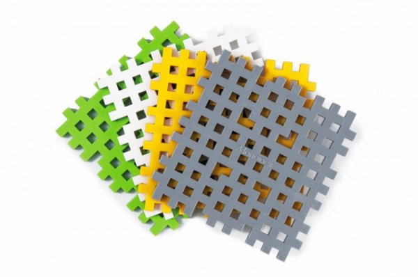 Marioinex Klocki konstrukcyjne Mini Wafle Mini Podstawa 4 Sztuki