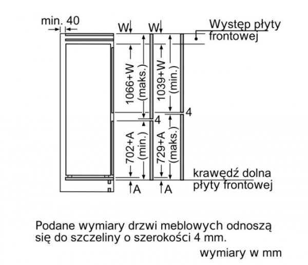 Bosch Chłodziarko-zamrażarka KIS86AFE0