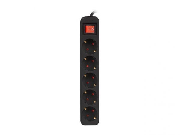 Lanberg Listwa przedłużacz 1,5m 5x230 V  PS1-05F-0150-BK