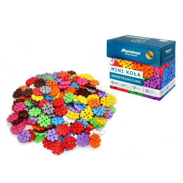 Marioinex Klocki konstrukcyjne Mini Waffle - Koła konstrukcyjne
