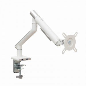 ART Uchwyt biurkowy gazowy do 1 monitora LED/LCD 17-32&quot; L-19GD 2-9kg 2xUSB 3.0 Premium Aluminiowy