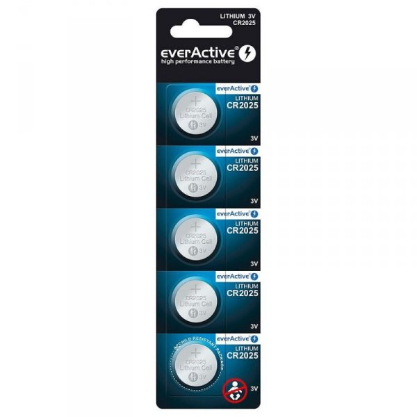 everActive Bateria litowa CR2025 blister 5 szt.