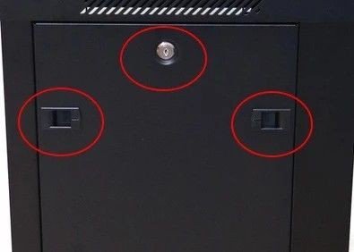 Extralink Szafa rack 15U 600x600mm czarna wisząca