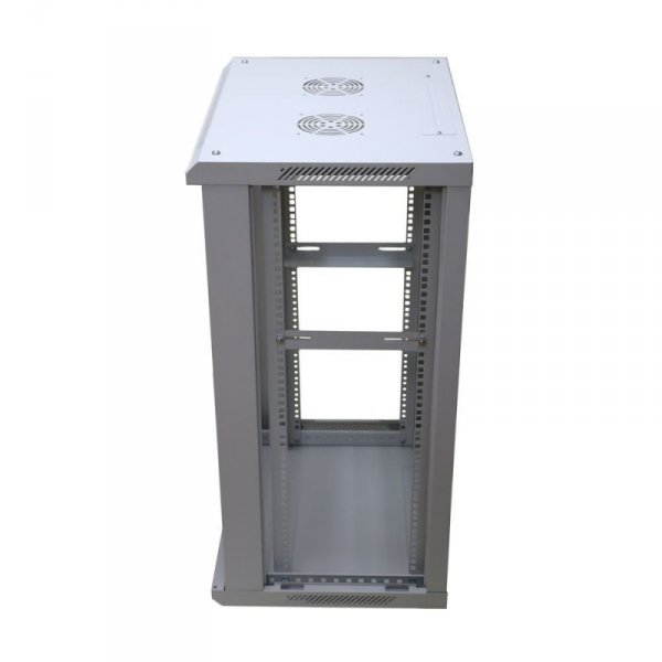 Extralink Szafa rack 18U 600x450mm szara wisząca