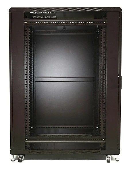 Extralink Szafa rack 27U 800x800mm czarna stojąca