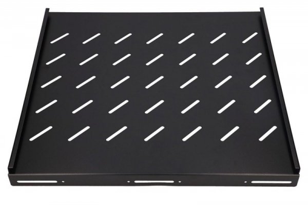 Extralink Półka 1U 500 mm czarna 19 cali