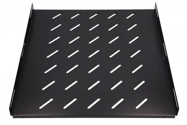 Extralink Półka 1U 500 mm czarna 19 cali