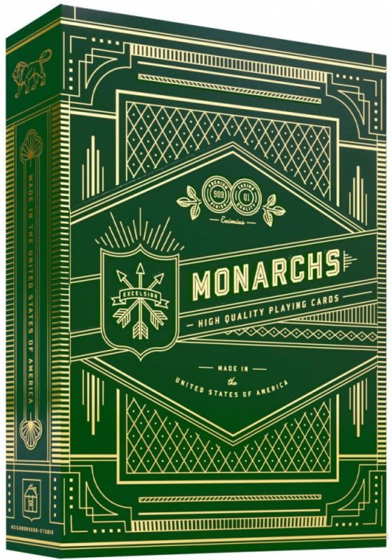 Bicycle Karty Monarchs Green