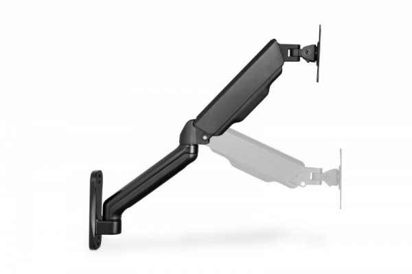 Digitus Uchwyt ścienny pojedynczy, 1xLCD, max. 32&quot;, max. obciążenie 9kg, ze sprężyną gazową, obrotowy