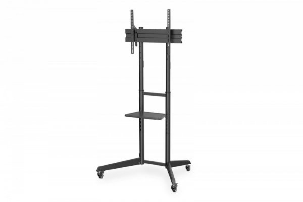 Digitus Stojak mobilny pojedynczy z półką 1xLCD max. 70&quot; max. 50kg, VESA max. 600x400