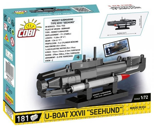 Cobi Klocki Klocki U-Boat XXVII Seehund