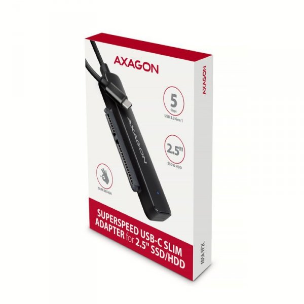 AXAGON ADSA-FP2C Adapter USB-C 5Gbps SATA 6G 2.5&quot; HDD/SSD FASTPort2