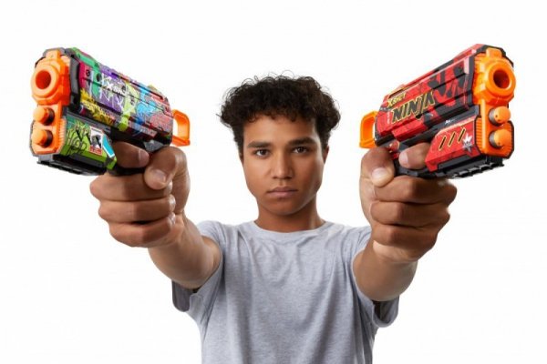 ZURU X-Shot Zestaw wyrzutni Skins Flux 16 strzałek