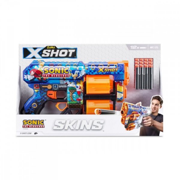 ZURU X-Shot Wyrzutnia Skins Dread Sonic the Hedgehog