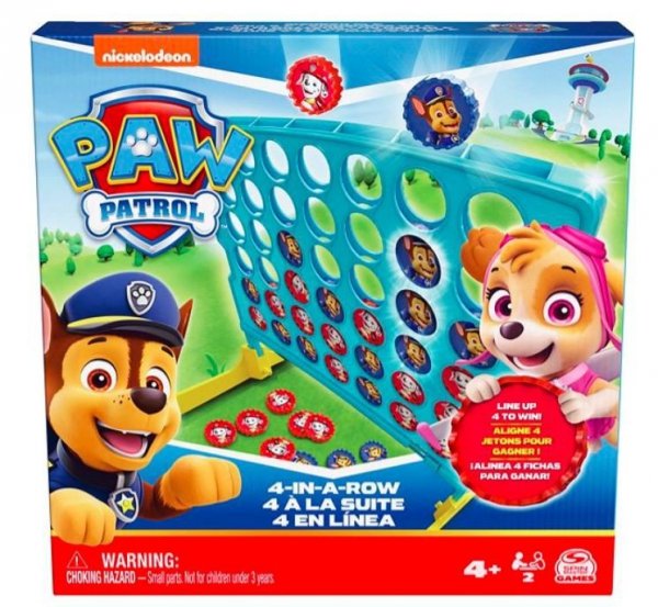 Spin Master Gra 4 W Rzędzie Psi Patrol