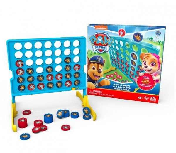 Spin Master Gra 4 W Rzędzie Psi Patrol