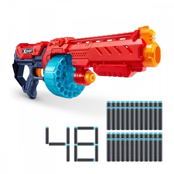 ZURU X-Shot Wyrzutnia Turbo Fire (48 strzałek) pomarańczowa