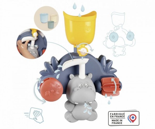 Smoby Zabawka do kąpieli Little Smoby Hipopotam