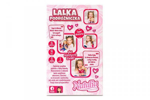 Artyk Lalka Natalia Podróżniczka 41 cm