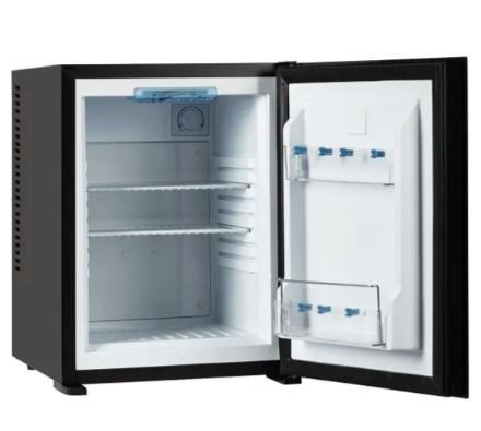 MPM Chłodziarka (minibar) czarna szklany front MPM-30-MBS-06L