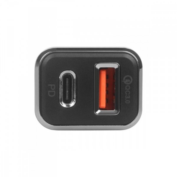 TB Ładowarka samochodowa uniwersalna USB A+C QC