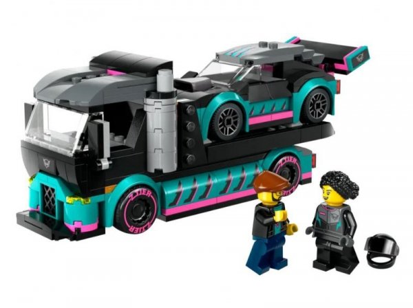 LEGO Klocki City 60406 Samochód wyścigowy i laweta