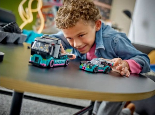 LEGO Klocki City 60406 Samochód wyścigowy i laweta