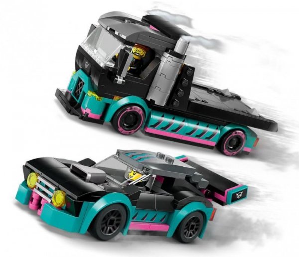 LEGO Klocki City 60406 Samochód wyścigowy i laweta