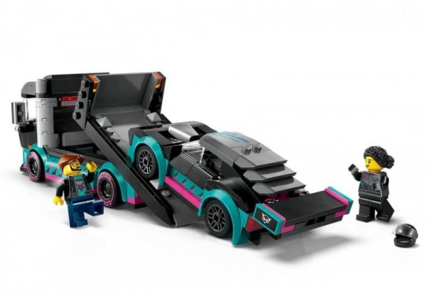 LEGO Klocki City 60406 Samochód wyścigowy i laweta