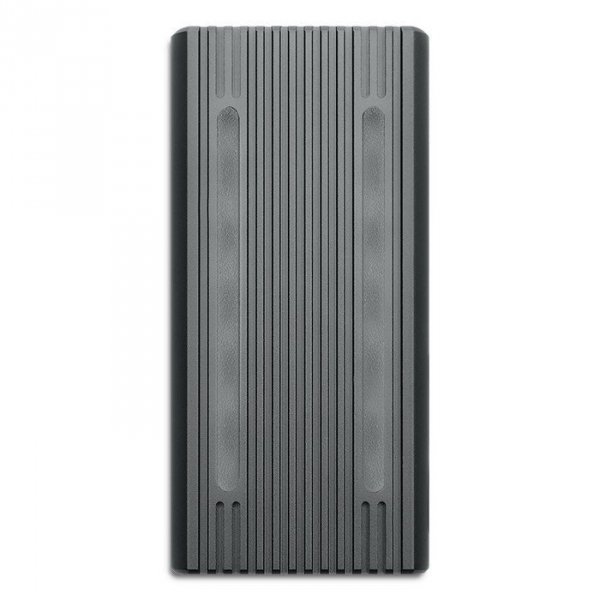 Qoltec Obudowa | kieszeń na dysk M.2 SSD | SATA | NVMe | RGB LED | USB-C| 4TB