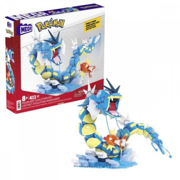 Mega Bloks Klocki Mega Pokemon Klocki Ewolucja Magikarpa