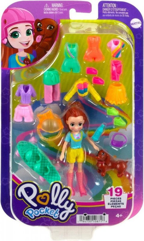 Mattel Figurka Polly Pocket Zestaw Modowy przebieranki HKV90
