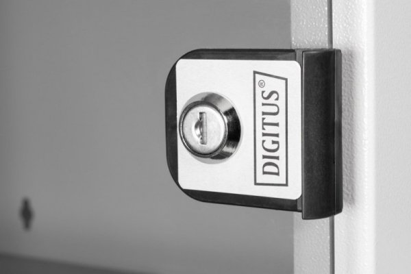 Digitus Szafa sieciowa wisząca 19&quot; 7U, SOHO PRO 370 x 540 x 400 mm, nośność 60kg, drzwi szyba, niezłożona Szara