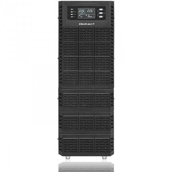 Qoltec Zasilacz awaryjny UPS 6kVA | 6000W | Power Factor 1.0 | LCD | EPO| USB | On line