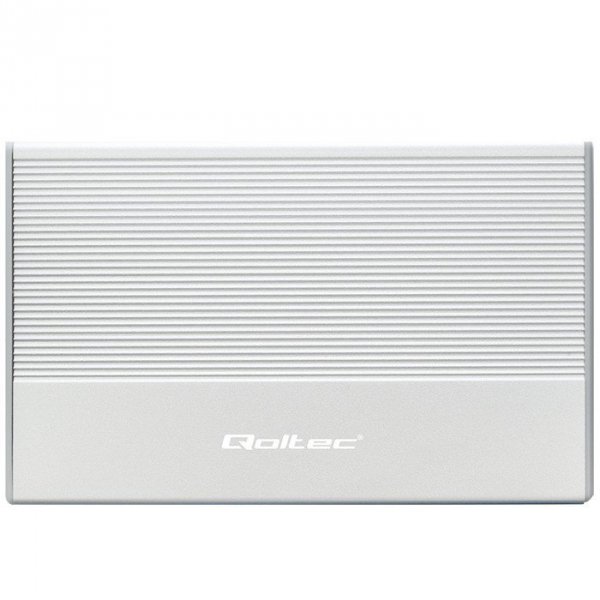 Qoltec Obudowa | Kieszeń na dysk SSD HDD 2.5 cala| SATA | USB 3.0 | Super  speed 5Gb/s | 2TB | Srebrna