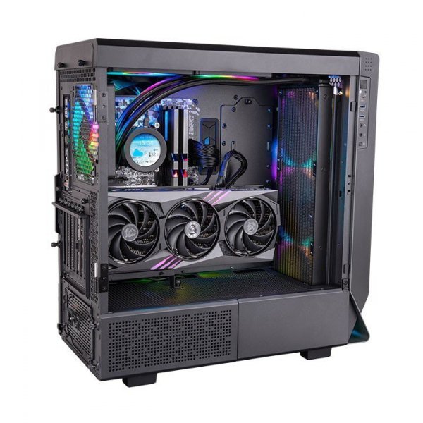 Thermaltake Chłodzenie wodne - Toughliquid Ultra 420 RGB - 2.1&quot; LCD, ToughFan RGB 140mm*3