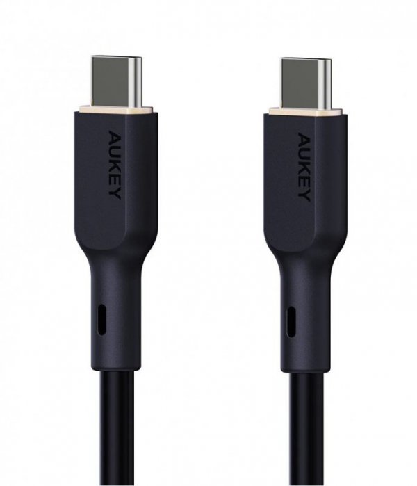 AUKEY CB-SCC241 silikonowy kabel USB-C - USB-C | 1m | 5A | 240W PD