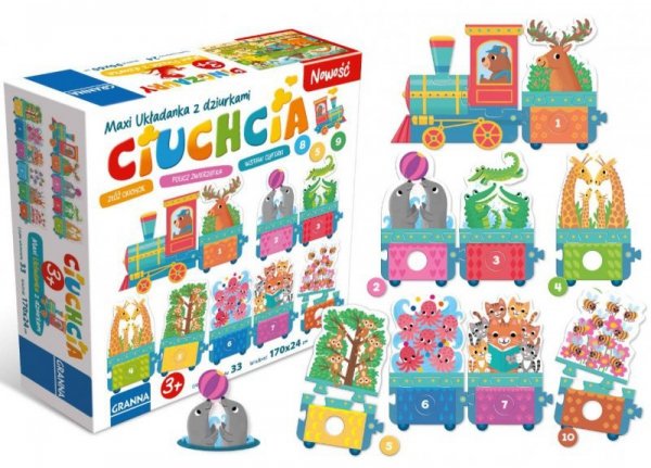 Granna Puzzle Maxi układanka z dziurkami Ciuchcia