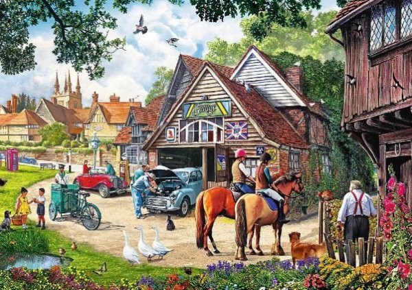 Trefl Puzzle 2x500 elementów Sielankowe życie