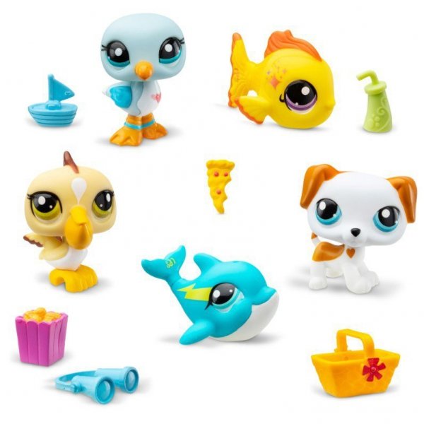 Tm Toys Littlest Pet Shop Zestaw figurek Plaża