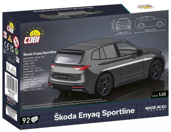 Cobi Klocki Klocki Skoda Enyaq Sportline 102 klocki