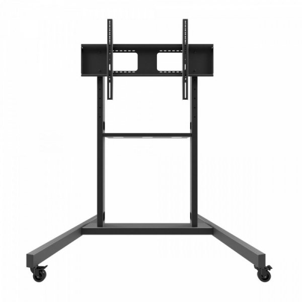 Edbak TR19 Wózek z półką do monitorów 55-110 cali VESA 100×100 - 1000×600 130 kg 1130-1510 mm