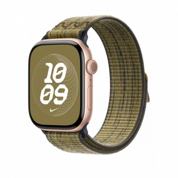 Apple Opaska sportowa Nike w kolorze zielonym/szarym do koperty 46 mm