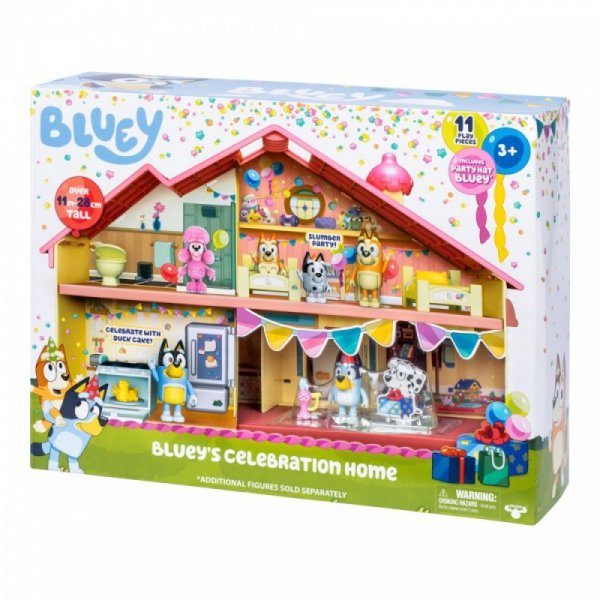 Tm Toys Zestaw z figurką Bluey Dom Rodzinny Celebration