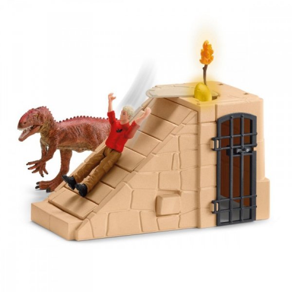 Schleich Zestaw figurek Podbój świątyni dinozaurów