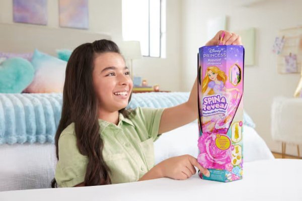 Mattel Lalka Disney Princess Spin Reveal Roszpunka