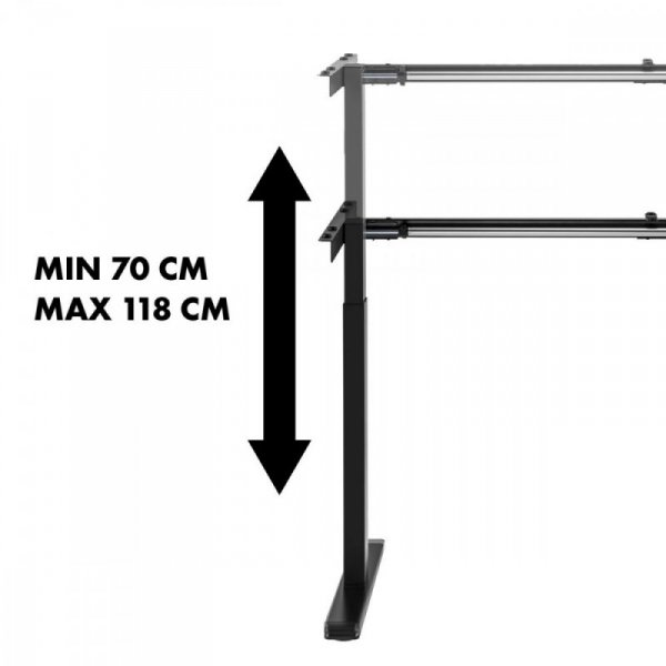 Maclean Biurko z regulacją wysokości, 60kg MC-790NB